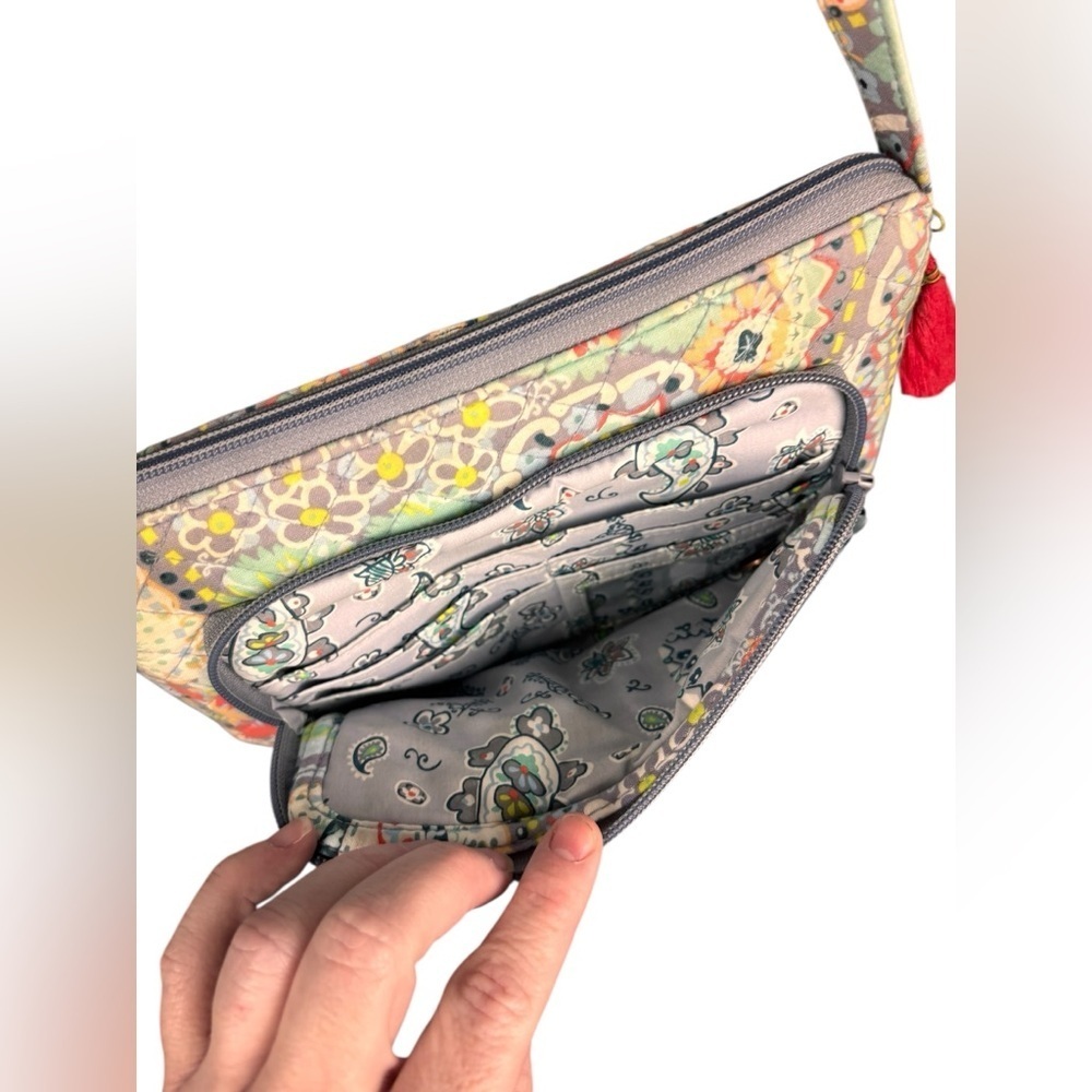 Vera Bradley Little Hipster Crossbody in Citrus Paisley - Picture 7 of 11